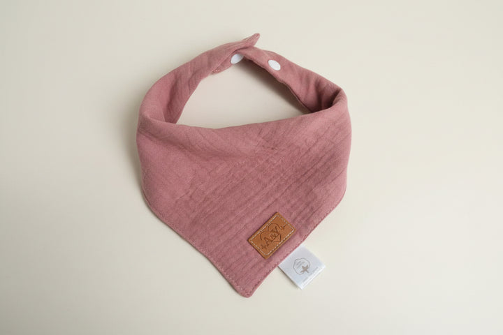 Organic Cotton Muslin Bandana Bib — Tout Doux™