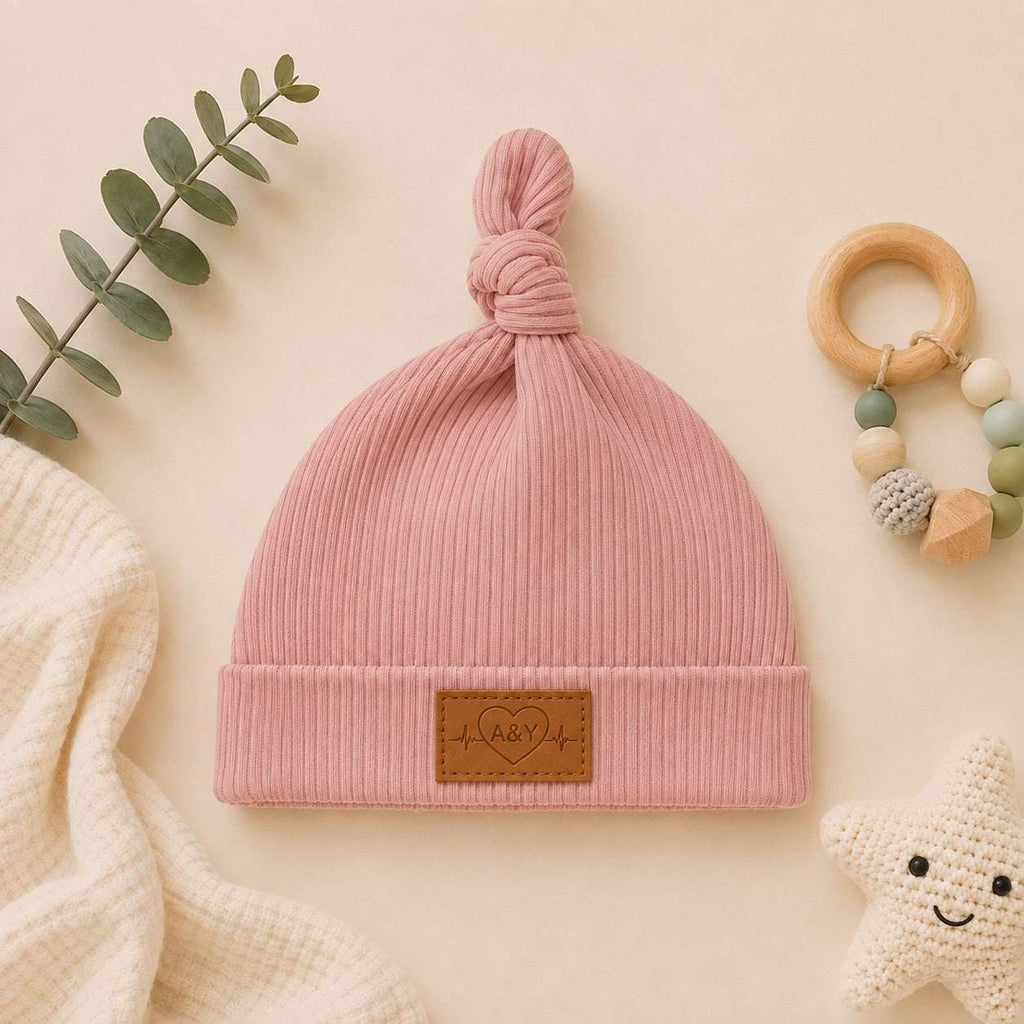 Bonnet Bébé Nouveau-Né en Coton Biologique Très Extensible (Certifié GOTS) — Tout Doux™