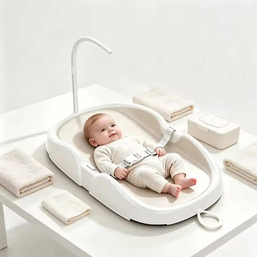 🤍 PRÉVENTE EXCLUSIVE | Table à langer portable A&Y Chez A&Y- À Coeur d'Enfant