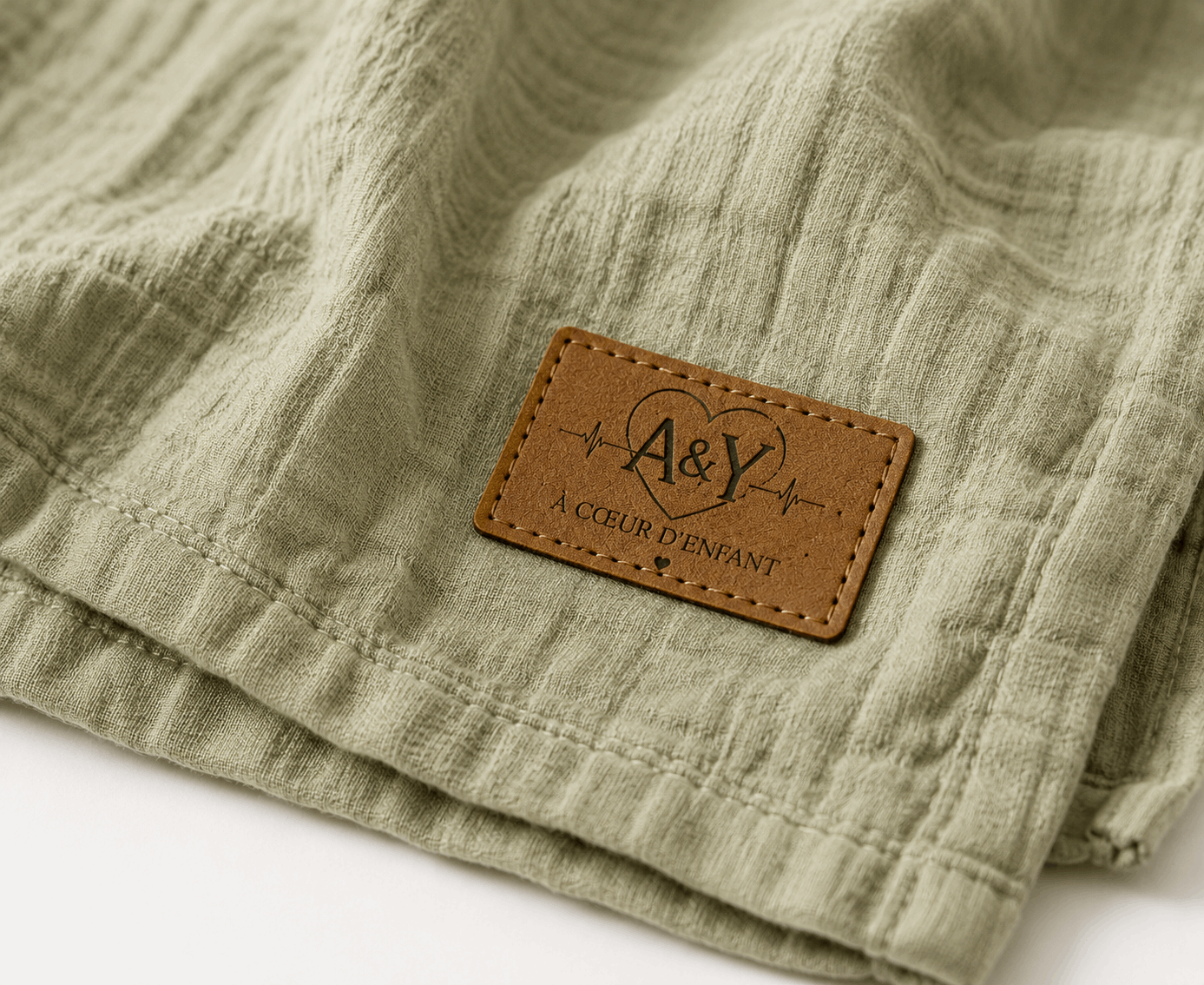 Couverture bébé en mousseline Tout Doux™ – Bambou & coton biologique (creme-nuage) — Lancement Prévente A&Y