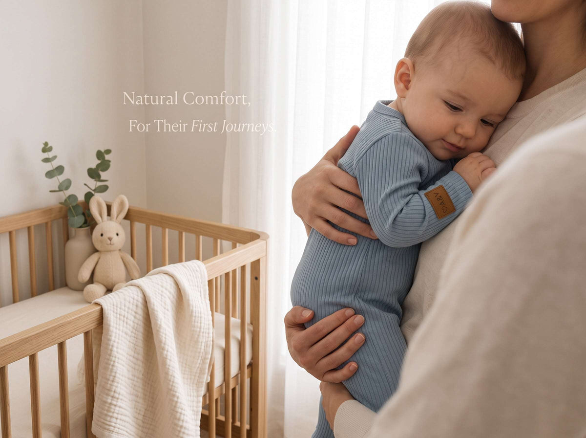 Pyjama Barboteuse Bébé — 95% Coton Bio & Spandex (GOTS) — Tout Doux™