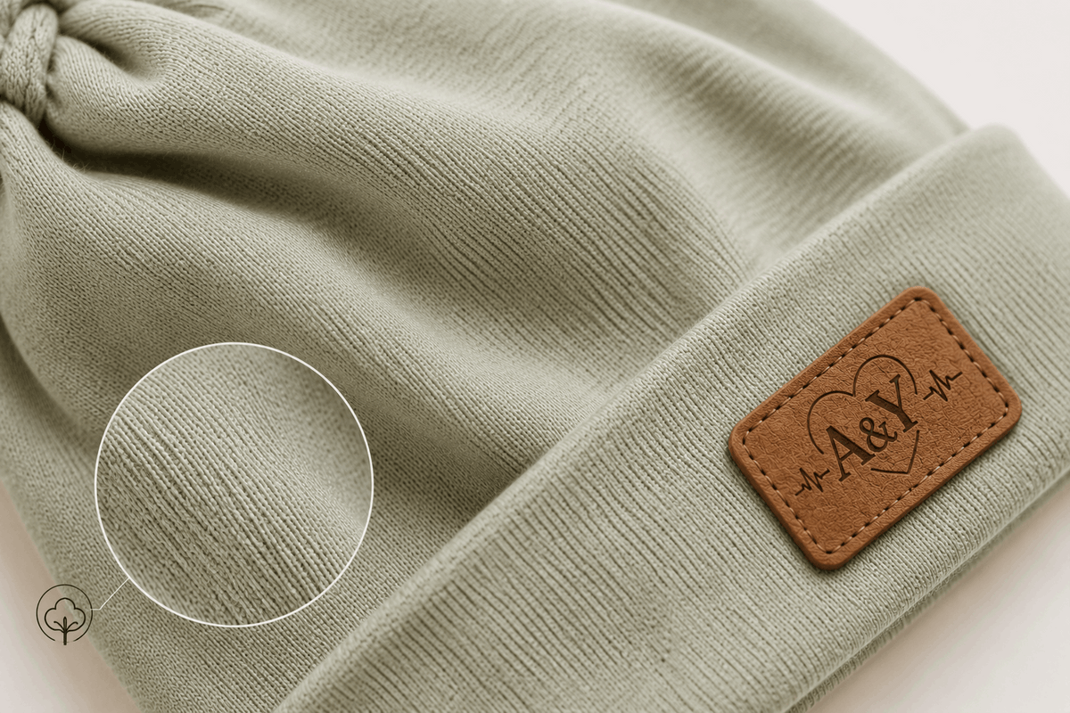 Bonnet noué bébé Tout Doux™ — 100 % coton biologique — Lancement Prévente A&Y