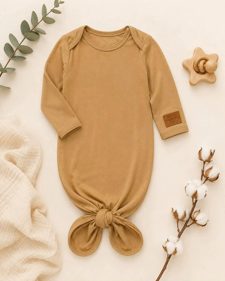 Lange Noué Bébé en Viscose de Bambou — Robe de Nuit & Sommeil — Tout Doux™