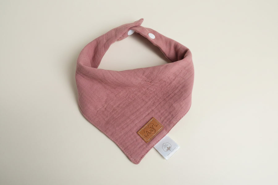 Bavoir bandana Tout Doux™ — Mousseline 100 % coton biologique - A&Y