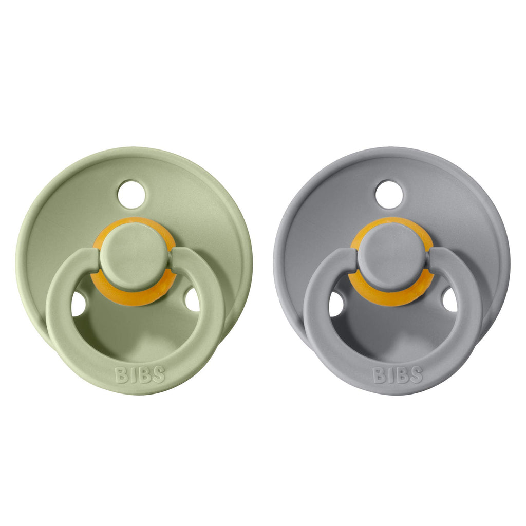Sucettes BIBS Couleur Lot De 2 Sans BPA Tétine Rond Danemark Vanille 18 36 Mois
