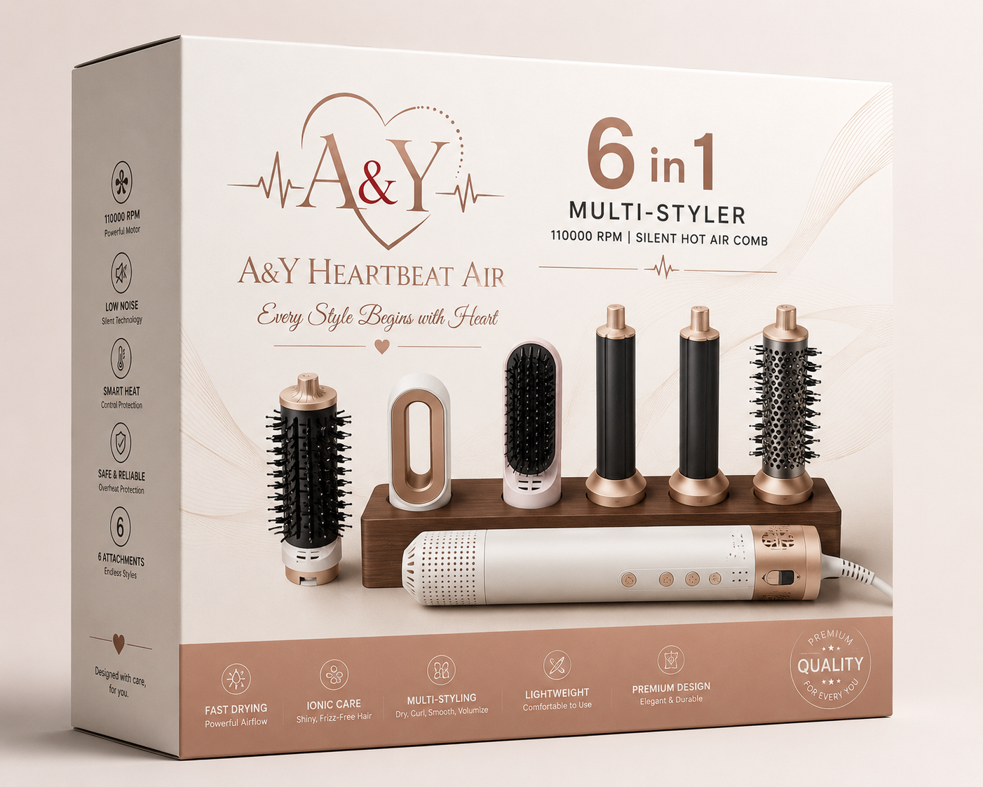 ❤️ Prévente Exclusive – A&Y Heartbeat Hope Collection Adam – Édition 6-en-1