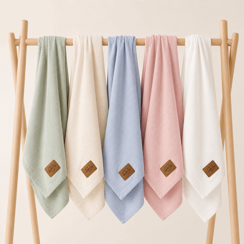 Signature Pointelle Blanket, 96 × 96 cm — Tout Doux™