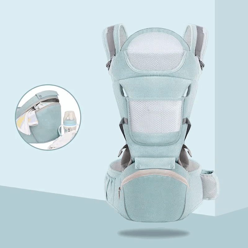 Porte-bébé ergonomique 6-en-1 avec siège de hanche | Sélection A&Y