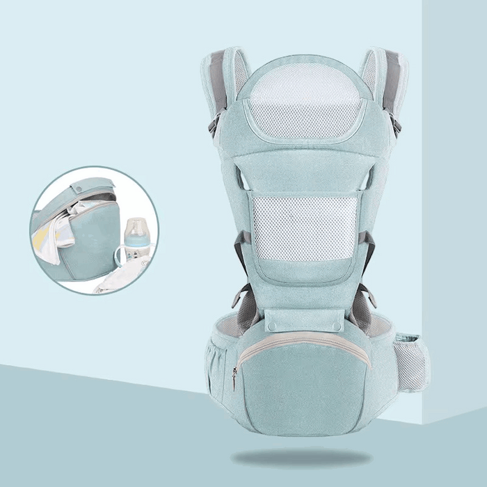 Porte-bébé ergonomique 6-en-1 avec siège de hanche | Sélection A&Y