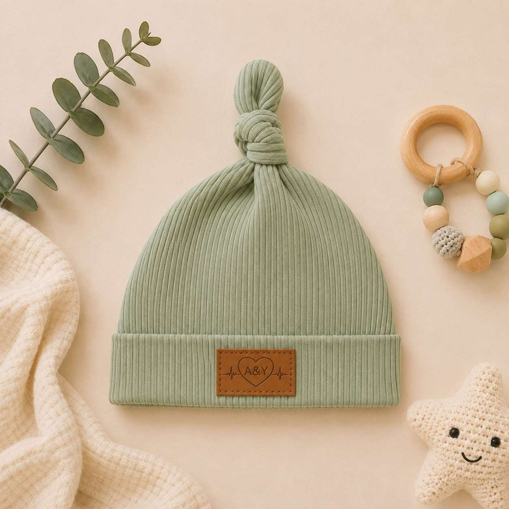 Bonnet Bébé Nouveau-Né en Coton Biologique Très Extensible (Certifié GOTS) — Tout Doux™