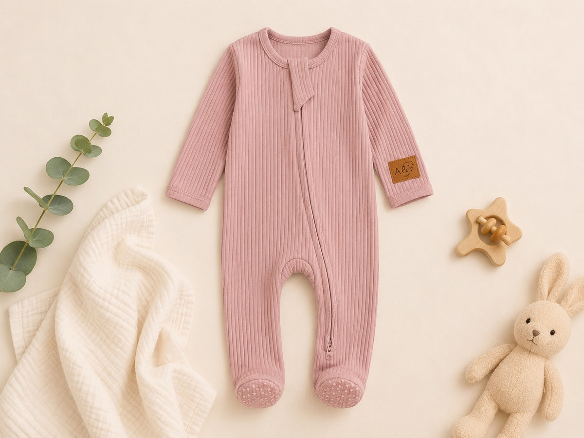 Stretch Organic Cotton Footed Sleeper — Tout Doux™