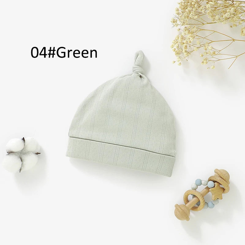 Bonnet pointelle en coton biologique — Sauge des fjords