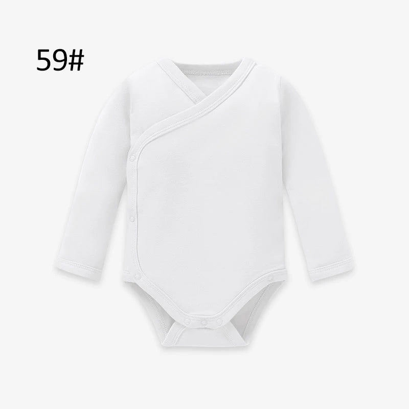 Cache-couche kimono en coton biologique — Blanc neige