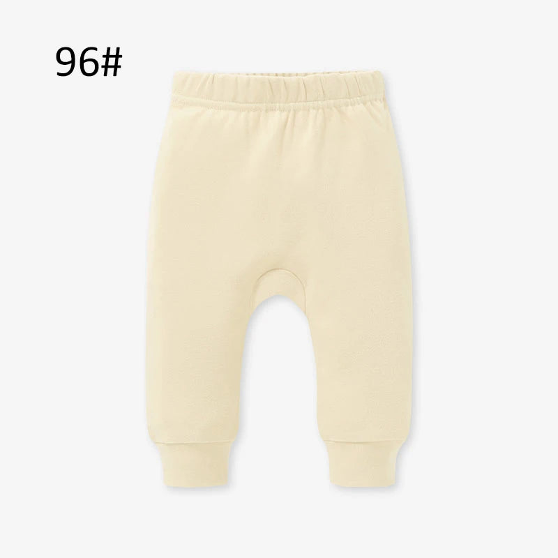 Pantalon bébé en coton biologique — Jaune