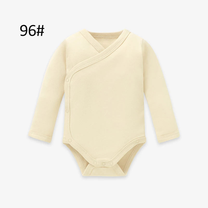 Cache-couche kimono en coton biologique — Jaune
