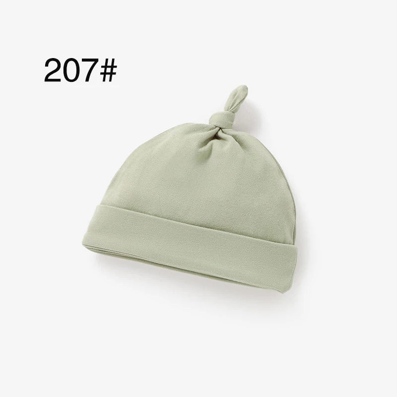 Bonnet noué en coton biologique — Sauge des fjords