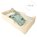 APPLE CRIB - Montessori Floor Bed with Rails by Sapiens Child