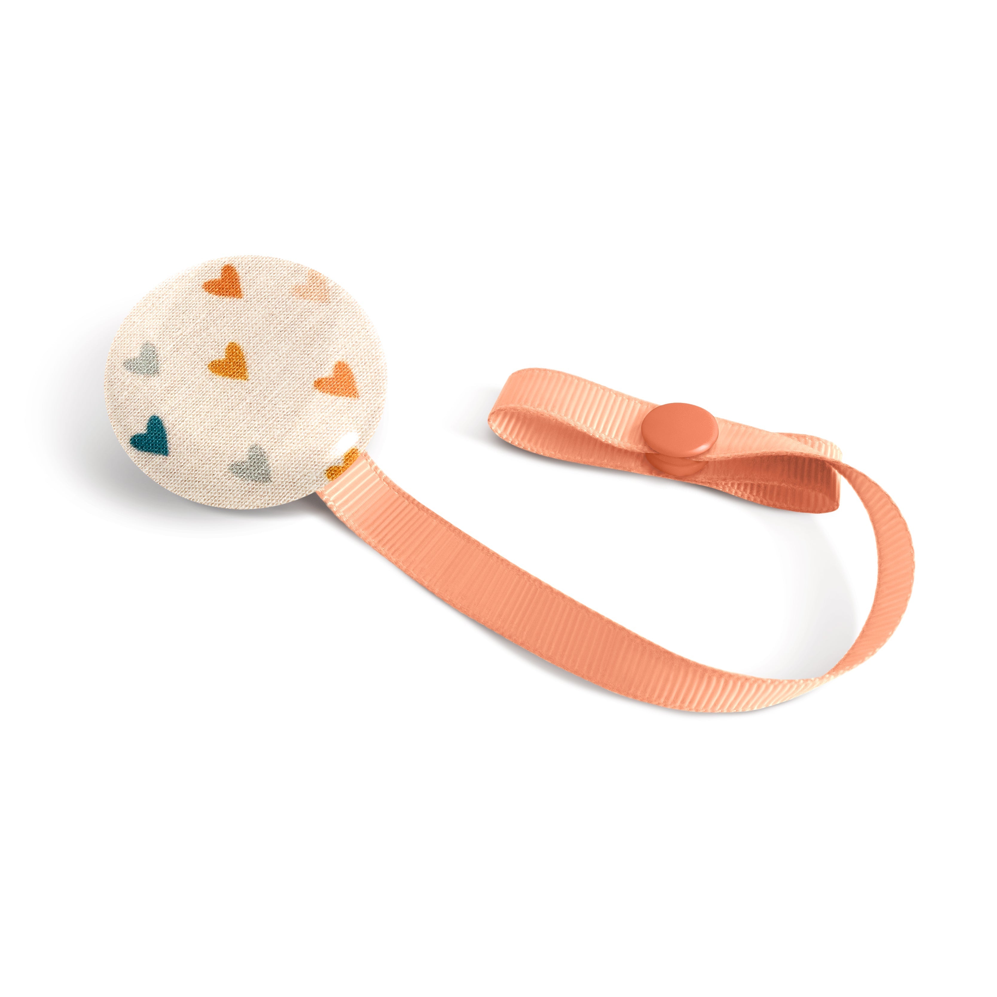 Attache Sucette Lolikö Cœur Multicolore Pour Bébé Clip Facile À Nettoyer - Chez A&Y- À Coeur d'Enfant