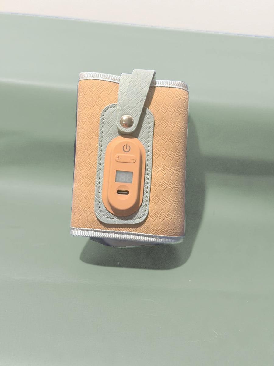 Chauffe-biberon portable USB A&Y — Abricot, vue détaillée