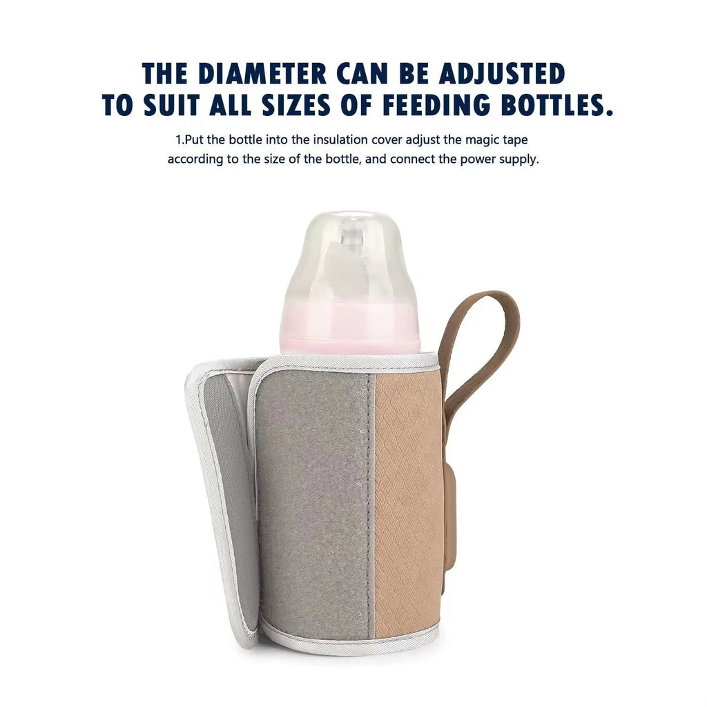 Chauffe-Biberon USB Rechargeable Ajustable - Chez A&Y- À Coeur d'Enfant