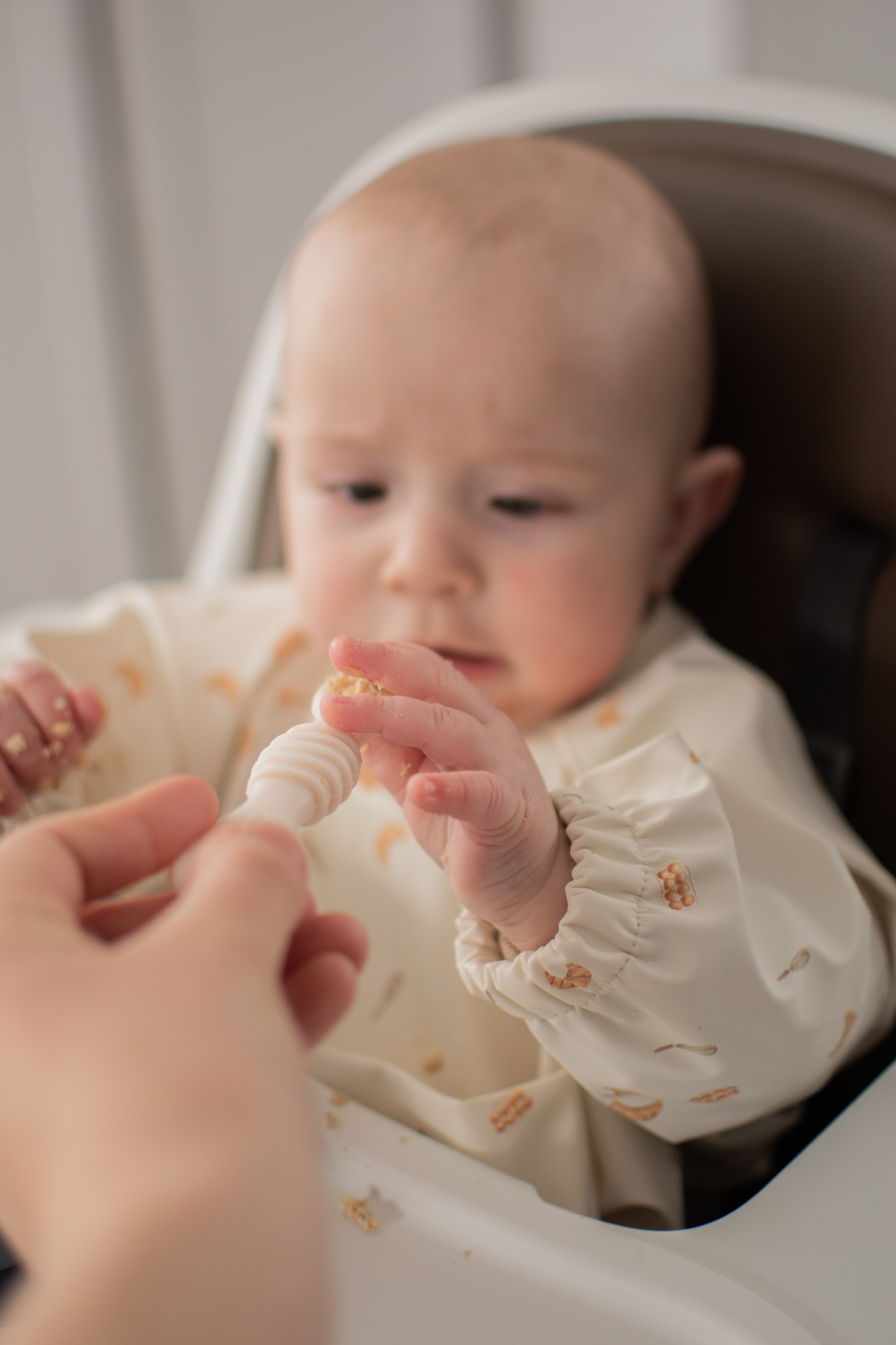 Cuillères d'Apprentissage en Silicone Sans BPA Lot de 2 Pour Bébé - Chez A&Y- À Coeur d'Enfant