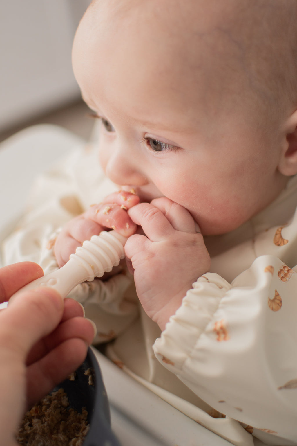 Cuillères d'Apprentissage en Silicone Sans BPA Lot de 2 Pour Bébé - Chez A&Y- À Coeur d'Enfant