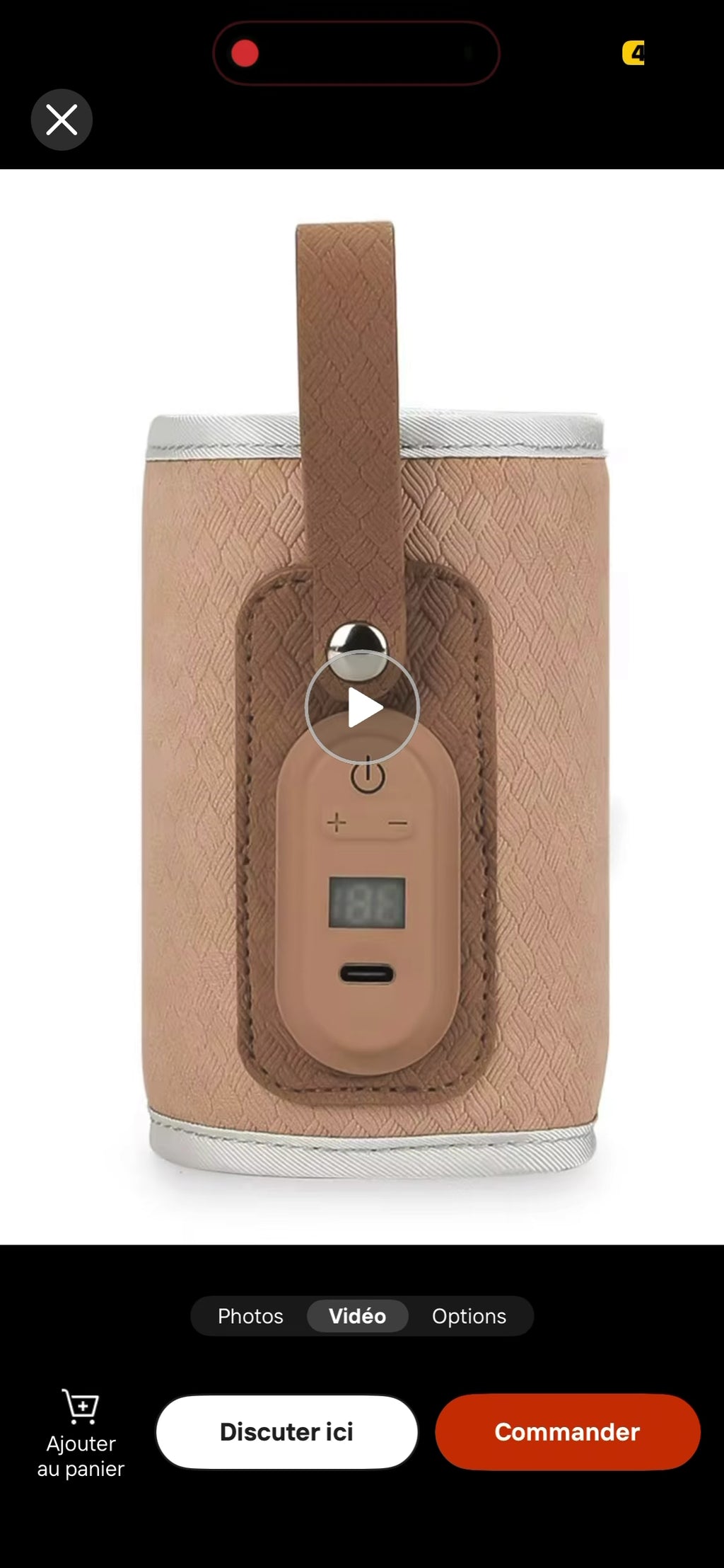 🤍 PRÉVENTE EXCLUSIVE – A&Y Bottle Warmer Pro