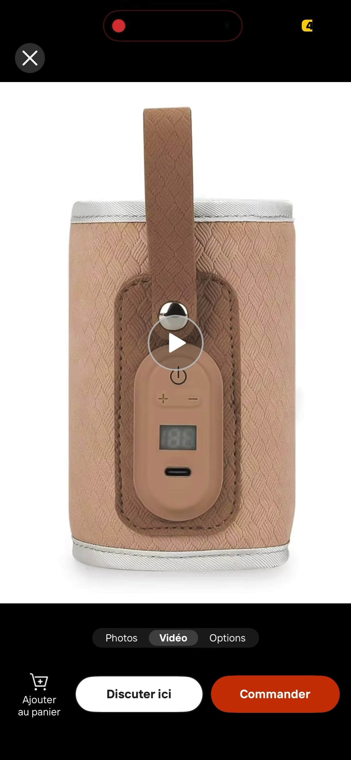 🤍 PRÉVENTE EXCLUSIVE – A&Y Bottle Warmer Pro